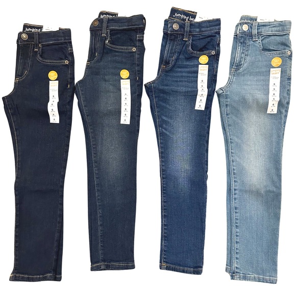jumping beans Other - 4 Pairs of Brand New Boys Size 6 Skinny Fit Denim Jeans, with tags! 4 Colors